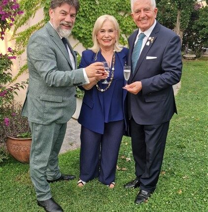 rinnovo del mandato presidenziale di Sergio Martuscelli alla guida del Rotary Club Fiumicino Portus Augusti