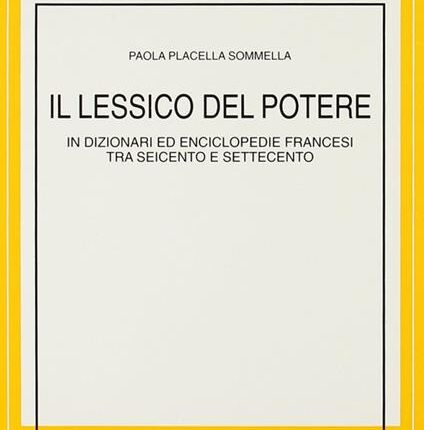 Il Lessico del Potere
